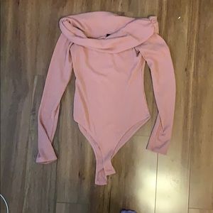 Off the shoulder body suit